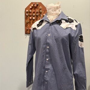 Blue Floral women’s Shirt